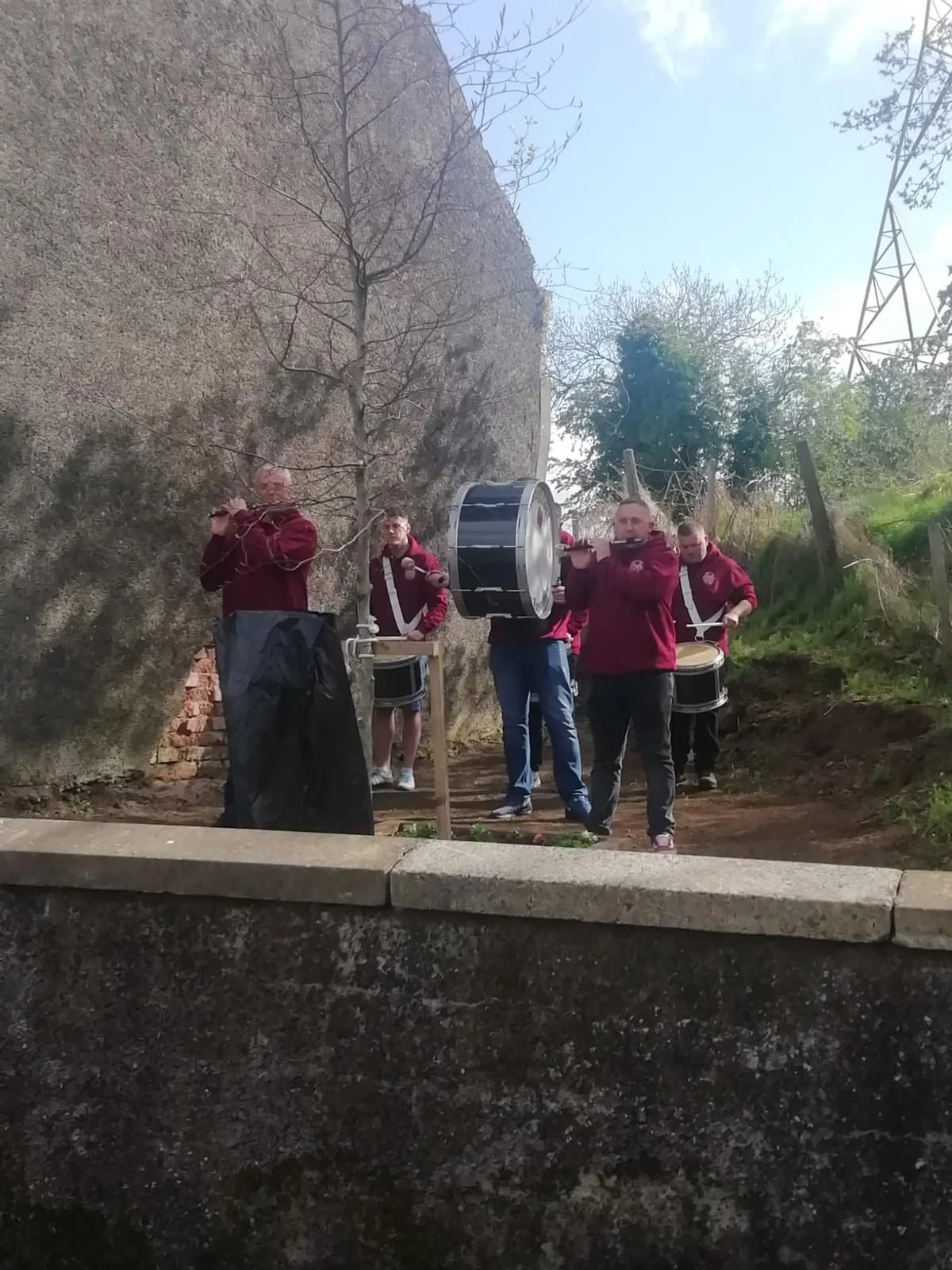 Musicians taking part in the Coronation community event